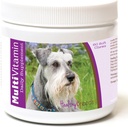 Gesunde Rassen Miniatur Schnauzer Multivitamin für Hunde - Vet Empfohlene Tagesergänzung - Bacon Flavored - 60 Weiche Käse