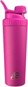 AeroBottle Cryo Shaker Cup, Insulated Edelstahl Wasserflasche und Protein Shaker, Mischt Protein und Pre Workout mit turbulent Mischtechnologie, keine Mischkugel oder Wisk, 26oz, Rosy Sunset Pink