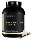Kaged Whey Protein Isolate Pulver Vanille 100% reine Low Lactose Whey Post Workout Recovery Drink unterstützt Muskel-Building 25g pro Portion 41 Servierungen