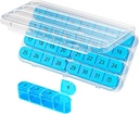 Daviky Monatliche Pille Organizer 1 Mal am Tag, Monat Pille Box Organizer 30 Tag, 31 Tage tägliche Pille Fall Einmal am Tag, Reise Pille Organizer Monatlich Vitamine, Ergänzungen und Medikamente zu halten