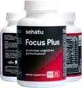 Fokus Plus Kognitive Leistung Enhancer | mit N-Acetyl L-Tyrosin, DMAE Bitartrate, GABA, Glutamic Acid | Boosts Focus, Enhances Memory, unterstützt Gehirngesundheit | 60 Count | 30 Day Supply