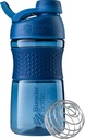 BlenderBottle 20-Ounce Black and Navy Protein Shaker Flaschen mit BlenderBall Wire Whisk