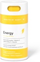 Gesundheit durch Habit Energy Supplement (60 Kapseln) - Natual Caffeine Blend, Vitamine B & C, unterstützt Energieniveaus, fördert Psychische Alertität und Fokus, Vegan, Non-GMO, Zuckerfrei (1 Packung)