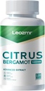Bio Citrus Bergamotte 1400mg, 120 Kapseln - 25:1 Citrus Bergamia - Ätherisches Öl und Citrus Bioflavonoide - Natürliche Herzgesundheitsergänzungsmittel für Damen und Herren - Non-GMO Pillen