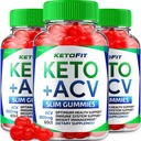 (3 Pack) Ketofit ACV Gummies Advanced 1000mg, KetoFit Keto + ACV Weight Management Gummies Apple Cider Essig Keto Fit Nahrungsergänzung Ketofit Gummies Bewertungen Vitamin B12 B6 (180 Gummi)