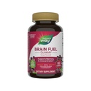 Nature's Way Brain Fuel, unterstützt Gedächtnis und Konzentration*, Brain Function Support Supplement*, Klinisch untersucht Cognigrape®, Grape Flavored, 60 Gummis