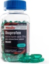 TIME-CAP LABS, INC. Timely Ibuprofen 200mg - 160 Liquid Softgels - Schmerzlinderung Softgels und Fever Reducer - für Kopfschmerzen Relief, Menstrual Pain, Zahn erreicht Muskeln und Arthritis Schmerzen