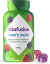 vitafusion Adult Gummy Vitamine für Männer, Berry Flavored Men Multivitamin Gummy Ergänzung mit Vitaminen A, C, D, E, B6, B12, 75 Tage Versorgung, 150 Zähler