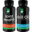 Daiwa Joint and Krill Oil Supplement Pack - Omega 3 Krill Öl Kapseln mit Kräutermischung, 2-in-1 Formel