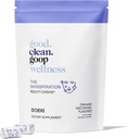 good.clean.goop Wellness Die Hautspiration Beauty Chews | Nahrungsergänzung für Glowing Skin | Vitamin E & Niacin | Orange Nektarin Flavored | Verbessert die Hautpflege Routine | Paket von 30 Chews | Vegan