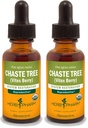 Herb Pharm Chaste Tree Liquid Extract für weibliche Reproduktion Systemunterstützung - 1 Unze (DCHASTE01) (Pack mit 2)