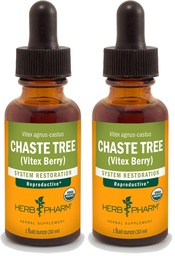 Herb Pharm Chaste Tree Liquid Extract für weibliche Reproduktion Systemunterstützung - 1 Unze (DCHASTE01) (Pack mit 2)