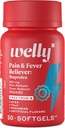 Welly Remedies | OTC Pain & Fever Reliever: Ibuprofen | Schmerzlinderung/Fever Reducer | Medizin mit bewährten Wirkstoffen