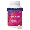 Microbiome Labs MegaPre Prebiotic Fiber Supplement in pflanzlichen Kapseln - Präbiotische Ergänzung mit klinisch getesteten Oligosacchariden - Unterstützung mikrobielle Diversity & Gut Health (180 Kapseln)