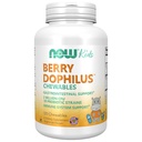 JETZT Nahrungsergänzungsmittel, BerryDophilusTM mit 2 Billion, 10 Probiotische Strains, Xylitol Sweetened, Strain Verified, 120 Chewables, Verpackung kann variieren