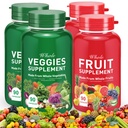 Obst und Gemüse Kapseln - 100% ganz natürliche Früchte und Gemüse Ergänzungen - Vitamine Nahrungsergänzungsmittel Nahrungsbilanz, Nahrungsergänzungsmittel Mischung Vitamin & Mineral