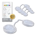 O2 Nasenfilter mit 3M Filtration - Nasenfilter für Allergien - Nasenfilter für Allergien - Nasenfilter für Allergien - Nostril Dust Maske, Rauch & Allergiefilter (Trial Size, Pack von 4)