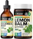 BIO KRAUTER Goldenseal Tincture 4 Fl. Oz. & Zitronenbalsam 60 Gummi