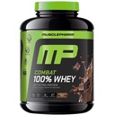 MusclePharm Combat 100% Whey Protein Pulver, Schokolade Milch, Fast Recovery & Muskel Gewinn mit Whey Isolate, High Protein Pulver für Frauen & Männer, Glutenfrei, 5lb, 67 Servierungen