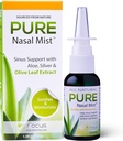 1.5oz | Sinus Relief Nasenspray | Beruhigen und Moisturize Ihre Nase | Silber Nasenspray mit Aloe, Erythritol und Olivenblatt Extrakt