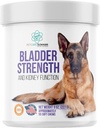 Blasenstärke ca. 55 Chews - Natürlicher Hund UTI Behandlung - Nierenunterstützung für Hunde - Hunde Cranberry Supplement - Senior Dog Incontinence Supplements - Made in USA