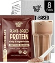 Probieren Sie alle 8 – Schokoladen-Vegan-Pulver – 20g Bio-Pflanzen-basiertes Protein – Non-GMO, Glutenfrei, Dairy-frei, Soy-Free – Low Sugar – Clean, Easy to Digest – Smoothie Friendly