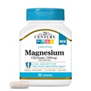 Magnesium Glycinat des 21. Jahrhunderts 200 mg Kapseln pro Servierung, 90 Zähler