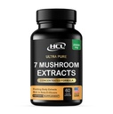 Mushroom Supplement Extrakte von Lions Mane Cordyceps Chaga Reishi Türkei Tail Maitake Shiitake Kapseln - Natürliche Vitamine Mineralien Antioxidantien Supplement - Made in USA