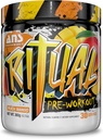 ANS Performance Ritual Pre Workout (30 Servings, 12.7 oz) - Complete Preworkout Formula - Energy, Focus, & Strength - Increase Power Output & Workout Volume - Endurance & Stamina (Peach Mango)
