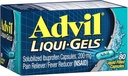 Advil Liqui-Gels 80 Liqui-Gels (Pack mit 3)