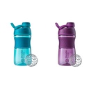 BlenderBottle 20-Ounce SportMixer Shaker Flaschen mit BlenderBall Wire Whisk, Plum und Teal