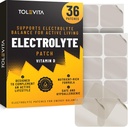 Elektrolyt Patches mit Vitamin D - 36 Stück | Hydration, Elektrolyt Balance | Perfekt für Sport, Fitness, und Active Lifestyles