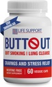 ButtOut Quit Smoking Lung Cleanse. Hilft, Rauchen zu stoppen und unterstützen Atemgesundheit - Natürliche Lung Cleanse & Detox. Nikotinfrei. 60 Zähler - 30 Tage Versorgung