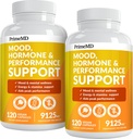 19-in-1 Peruanischen Maca Root Capsules - 9125 mg Ashwagandha Ergänzungen mit Maca Fenugreek & Ginseng (120 Kapseln), Packung von 2