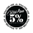 Rich Piana 5% Ernährung 5% ERFORLIFE schwarz w/White Trim 4-Zoll Kreis Dekor #2