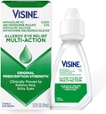 Visine Allergy Eye Relief Multi-Action Antihistamin & Redness Reliever Eye Drops mit Pheniramine Maleate & Naphazoline HCl, Allergy Eye Drop Behandlung für Red, Itchy Eyes, 0.5 fl. oz
