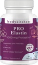 Body Kitchen Pro-Elastin, 1000 mg Elastin-Ergänzung, Hilfe Reduzieren Anzeichen von Alterung, Verbesserung der Hautgesundheit, Firmness & Elastin, Weniger Falten, Veggie Caps, (Pack von 1)