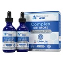 Complex Diet Drops – Beste natürliche Tropfen für Männer und Frauen (2 Flaschenpackung) - 60 Tage Versorgung