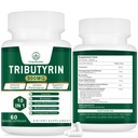 Tributyrin Supplement - Butyrate Precursor für Gut Barrier Support, Leaky Gut Support, Digestion 60 Count
