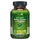 Irwin Naturals Aloe & Triphala Active Cleanse + Probiotics - 60 Liquid Softgels - Natural Digestive Support - Gentle, Effective Detox + Elimination 2-Part Colon Care - Nourish + Balance