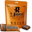 Braven Bar Chocolate Energy Bars (1.59 Unze, Packung mit 10) – Energy Chews mit 5g Protein – On-the-Go Energy Snacks für Laufen, Wandern und Sport - Gluten kostenlose Snacks für nachhaltige Energie Boost