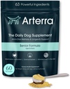 Senior Dog Powder Supplement & Food Topper – 63 Zutaten für Gelenk-, Gut-, Immun- und Gehirngesundheit – Daily Longevity Multivitamin mit Glucosamin, Probiotika und Fischöl | 60 Scoops