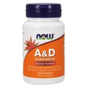 JETZT Ergänzungen, Vitamin A & D 10.000/400 IU, Augengesundheit*, essentielle Ernährung, 100 Softgels