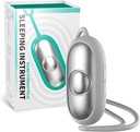 Sleep Aid Device - Sleep Instrument | Zwei Modi kompakte Handheld Relaxation Tool für besseren Schlaf, Angst Entlastung und Verbesserung Fokus, groß für Zuhause oder Reisen (Silber)