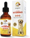 Doggyd Vitamin D3 Flüssigkeit für Hunde Katzen, 60mL, 60 Graf bei 1ml Dose
