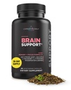 Livingood Daily Brain Ergänzungen für Memory & Focus, Nootropic Pillen mit Bacopa, L Theanine, L Tyrosin, Aminosäuren &amp; mehr, kognitive Unterstützung für Männer & Frauen, Vegan, Glutenfrei, 60 Kapseln