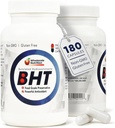 Großhandel Ernährung BHT Supplement Kapseln - 250mg Potent Antioxidans - Non-GMO, Gluten-Free - Enhance Oil/Fat-Bewahrung - Reines Butyliertes Hydroxytoluol für Lebensmittel/Öl - 180 Kapseln