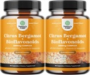 Citrus Bergamotte Ergänzung mit Citrus Bioflavonoiden - Ultimative Citrus Bioflavonoids Ergänzung mit Citrus Bergamot Extrakt 1000mg Rutin und Hesperidin für Immunität und Herzgesundheit Unterstützung (2 Monate)
