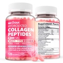 2 Pack Liposomal Collagen Peptide Pillen für Frauen 2000mg, Multi hydrolysierte Collagen Typ I, II, III, V, X mit 2500mcg Biotin - Collagen Supplements Softgele mit Haar, Haut & Nails Vitamine, 240 Cts