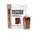 Reinigen Sie einfache Eats Whey Protein Pulver, Schokolade Brownie Batter Flavor Natürlich gesüßt, 100% Gras Fed Protein Pulver mit Verdauungsenzymen und keine künstlichen Inhaltsstoffe, Glutenfrei, 30 Portionen